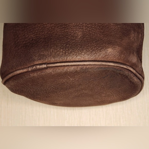 Vintage Coach Sonoma Pebbled Nubuck Lthr Drawstring Bucket Bag #4931 - Picture 13 of 13